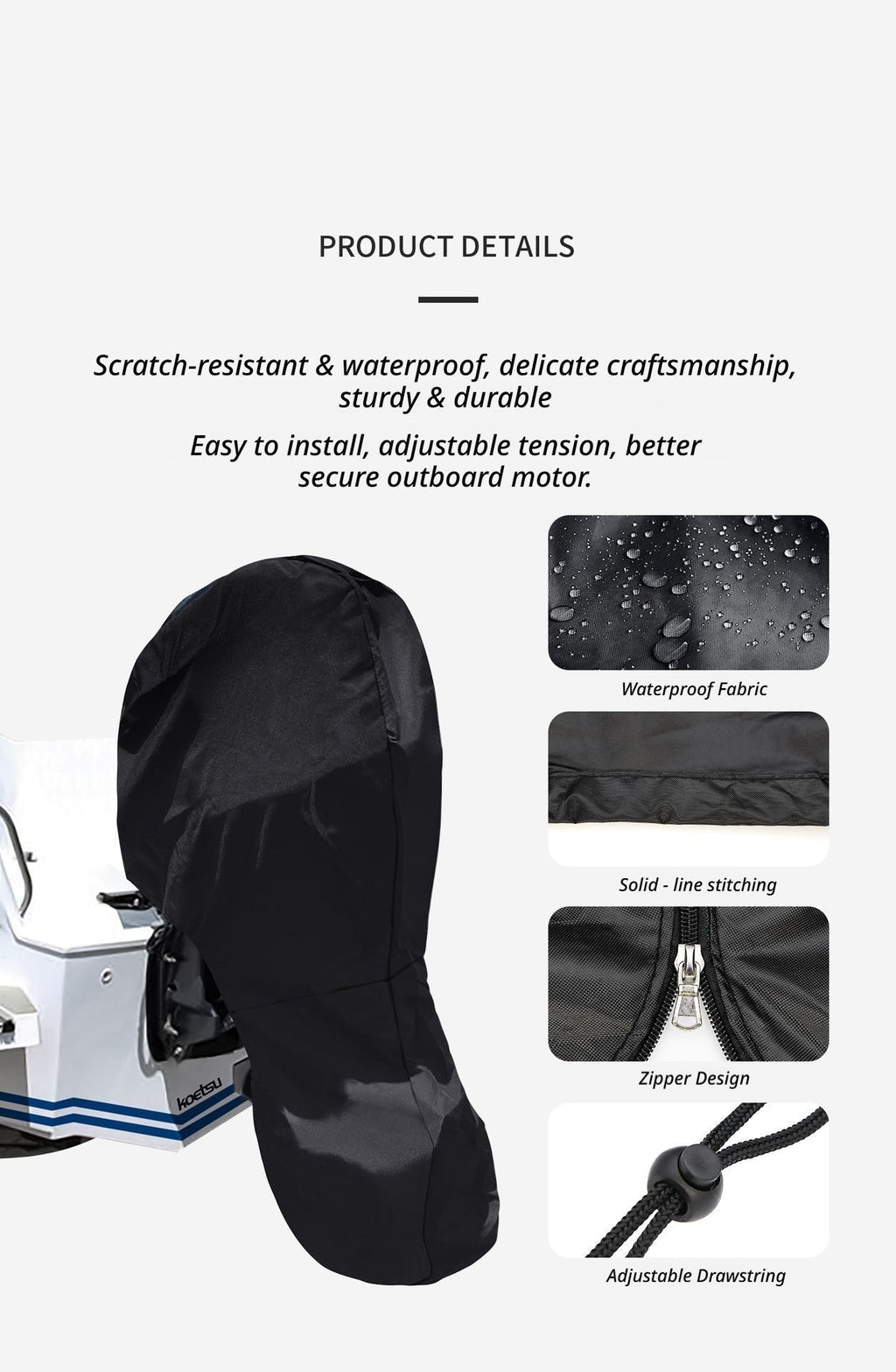 420D Outboard Motor Cover 30-60HP