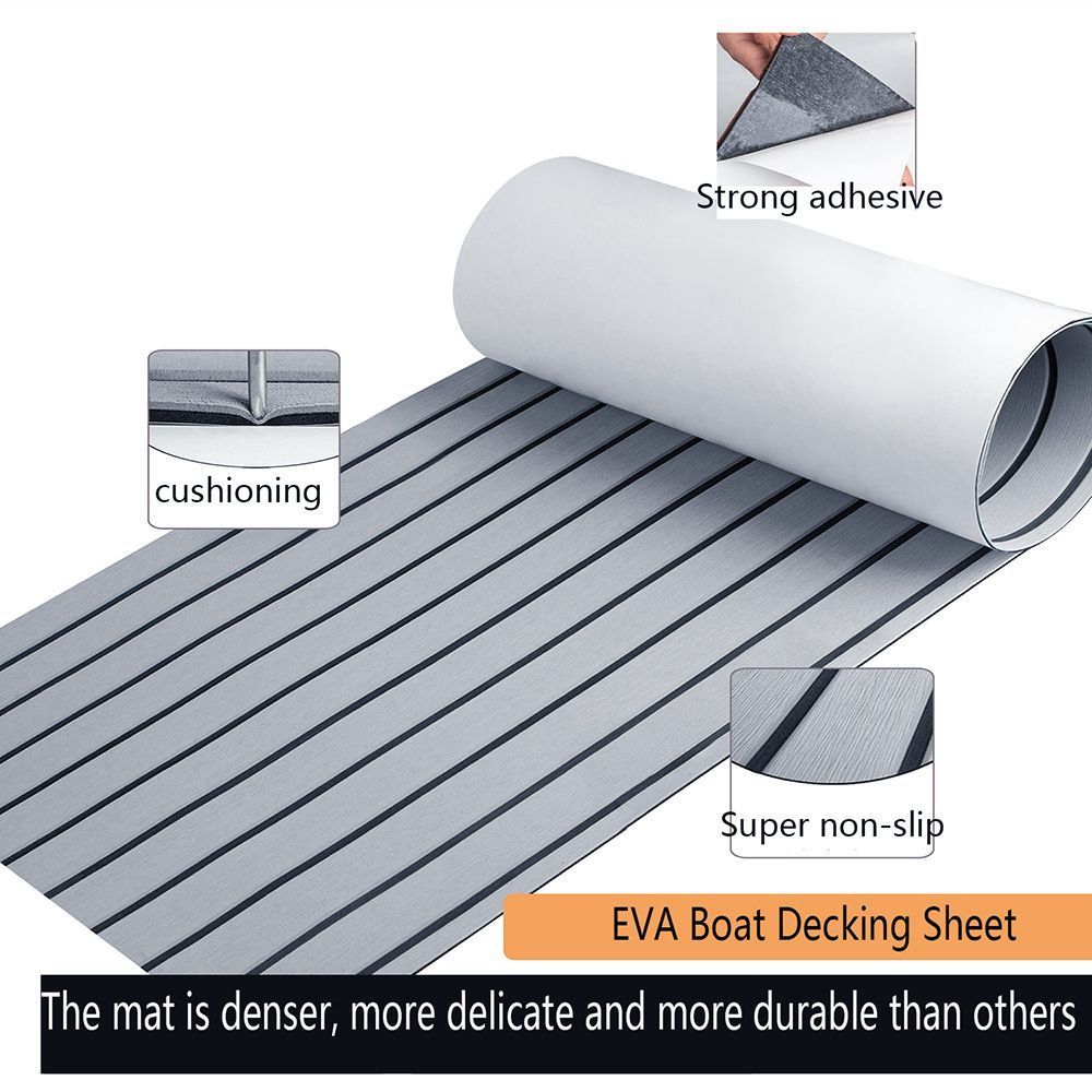 Striped EVA Boat Mat