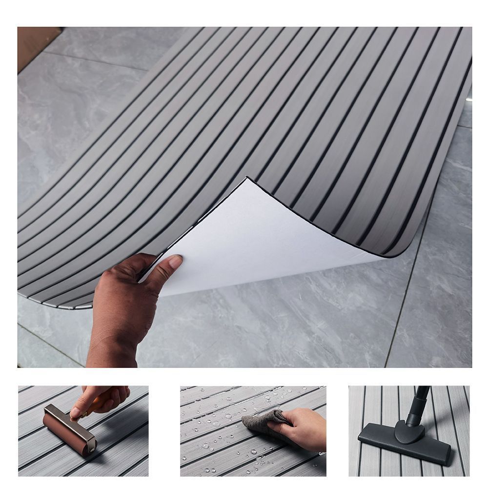 Striped EVA Boat Mat
