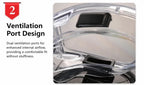 Sentimental Anti-Fog Wind Goggles, HD Shockproof Lens, White Frame Clear Anti-Fog
