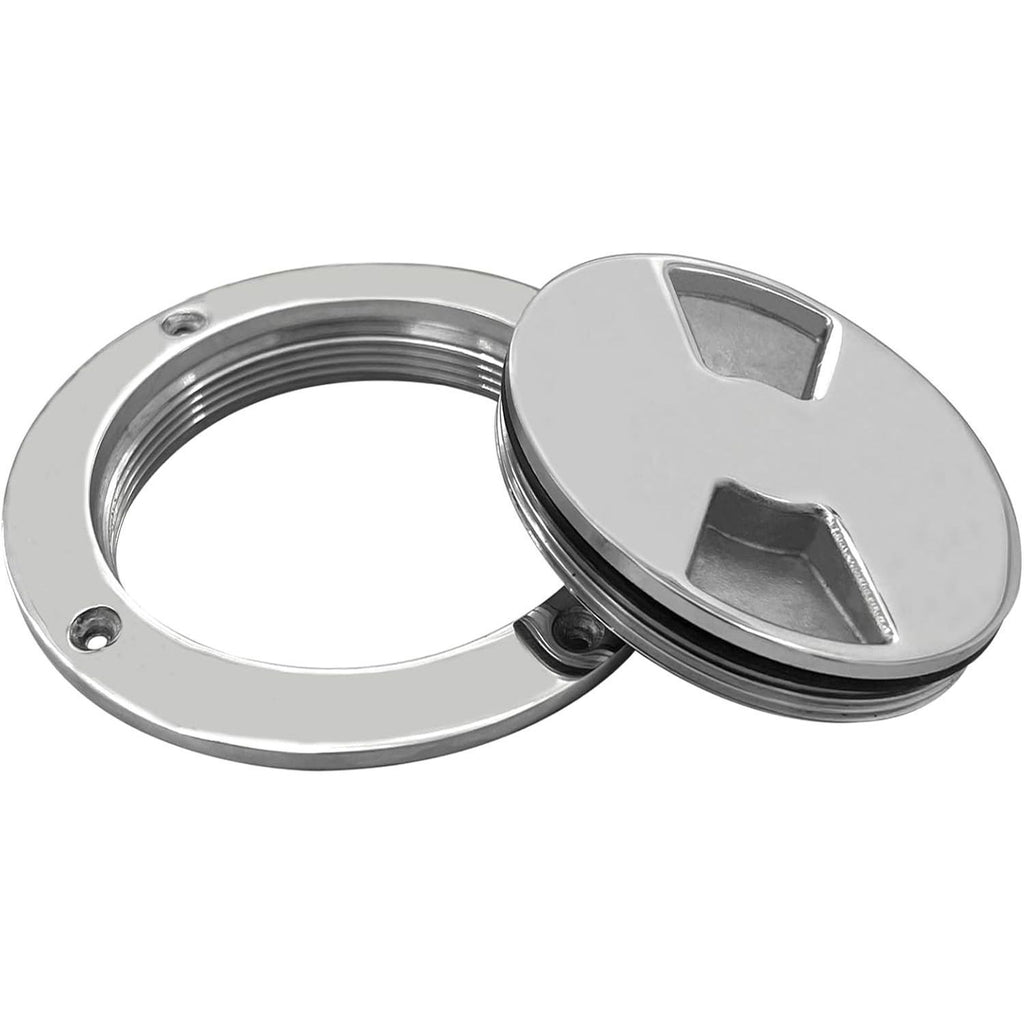 4 Inch 316 Stainless Steel Round Deck Plate Marine Yacht Hardware Fitting