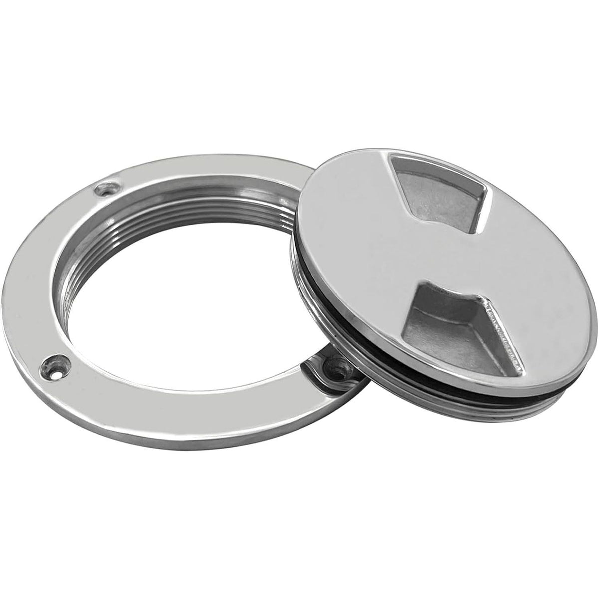 4 Inch 316 Stainless Steel Round Deck Plate Marine Yacht Hardware Fitting