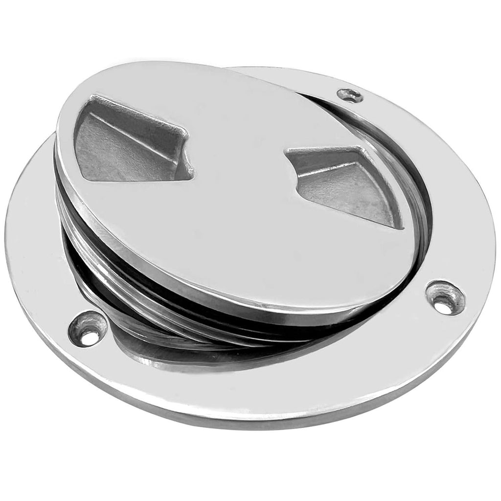 4 Inch 316 Stainless Steel Round Deck Plate Marine Yacht Hardware Fitting
