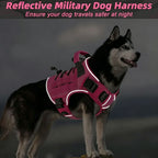 Orange XL | Bright Waterproof Dog Harness Vest | Halloween High Vis Gear | for Extra Large Hunting Dogs