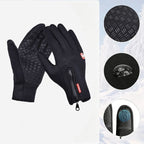 Upgraded Thermal Cycling Gloves - Black M