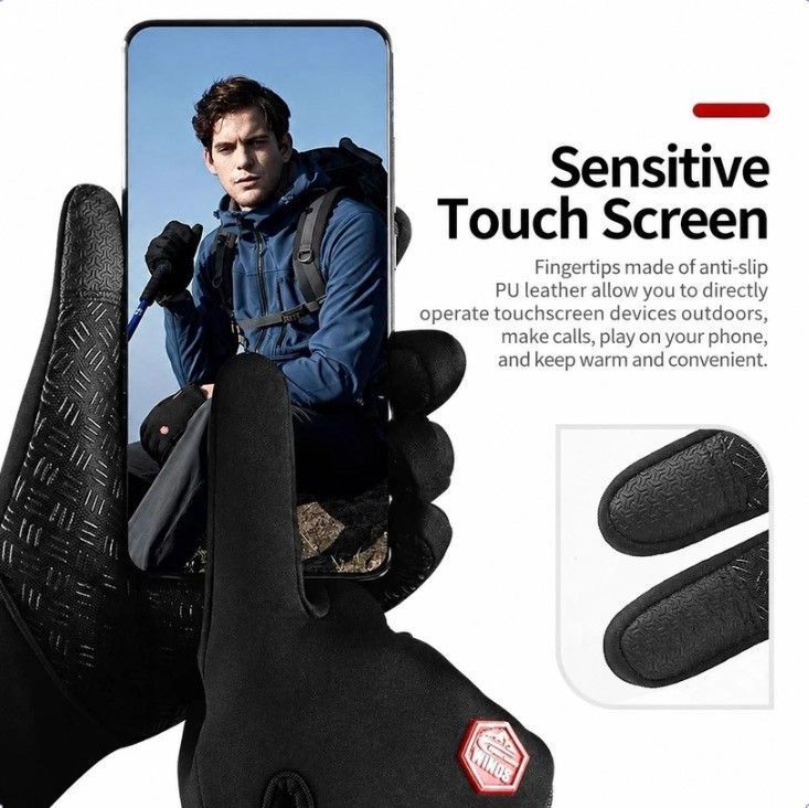 Upgraded Thermal Cycling Gloves - Grey XL
