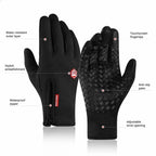 Upgraded Thermal Cycling Gloves - Hot Pink M