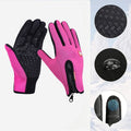 Upgraded Thermal Cycling Gloves - Hot Pink L