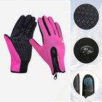 Upgraded Thermal Cycling Gloves - Hot Pink L