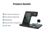 Black 3-in-1 Wireless Charger