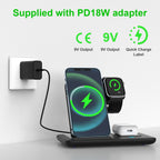 White 3-in-1 Wireless Charger