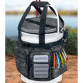 Multi-Functional Tactical Fishing Bucket Backpack, Waterproof Large Capacity, Built-in Livewell, All Gear Storage in One Bag