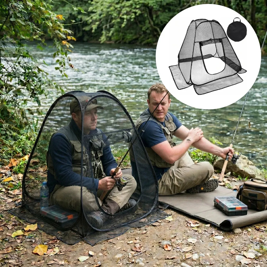 【Hot Sale】Outdoor Portable Breathable Mosquito-Proof Tent Auto-Support Foldable Camping Mesh Canopy
