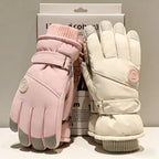 Women's Winter Thick Warm Gloves｜Windproof, Anti-Slip, Touchscreen, Suitable for Skiing, Cycling, and Electric Scooters.beige