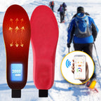 Rechargeable Heated Insoles with Bluetooth APP Control – 3 Heat Settings (40–60°C), Trim-to-Fit, 3000mAh Battery | NEW ARRIVAL(NO: S)