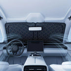 Car Sunshade: Laser Reflective Coating for Scientific Sun Protection, Dual-Layer Heat Insulation with Seamless Fit, Quick Cooling After Sun Exposure, Protects Interior from Aging.