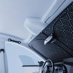 Car Sunshade: Laser Reflective Coating for Scientific Sun Protection, Dual-Layer Heat Insulation with Seamless Fit, Quick Cooling After Sun Exposure, Protects Interior from Aging.