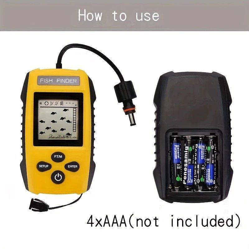 【Hot Sale】Handheld Fish Finder - Sonar Water Depth Detector Portable Fishing Gear