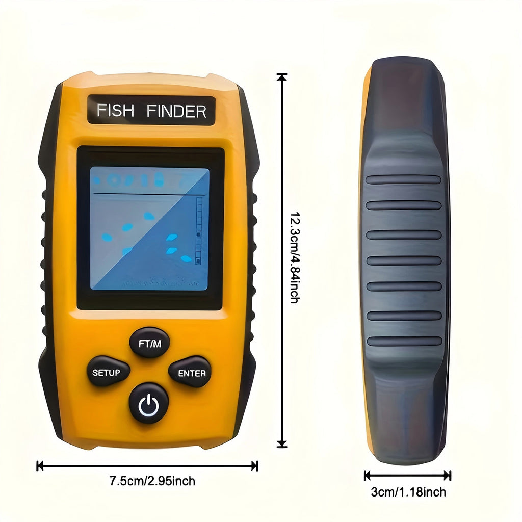 【Hot Sale】Handheld Fish Finder - Sonar Water Depth Detector Portable Fishing Gear