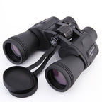 10x50 HD Binoculars - Wide Angle Large Eyepiece - Night Vision for Birdwatching Hiking Concerts - Lightweight & Portable(Black pockmark)