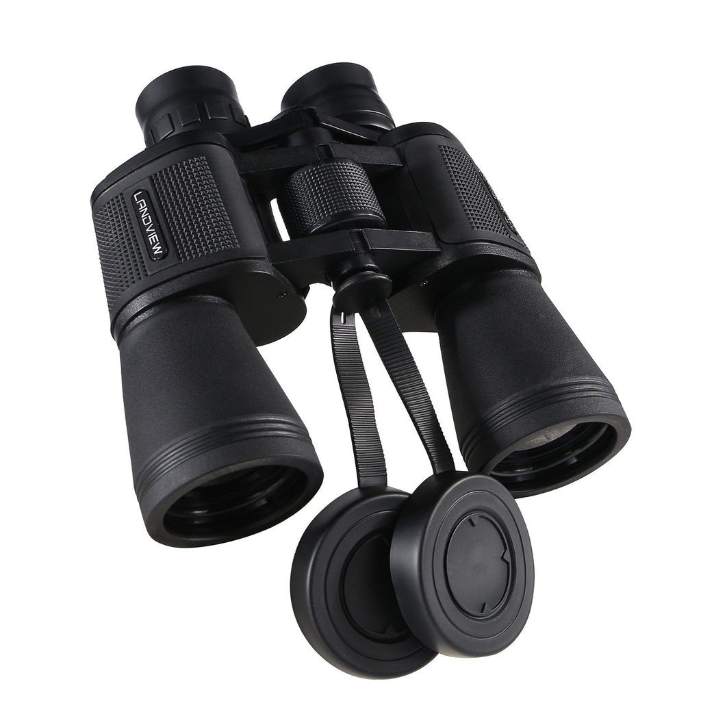 10x50 HD Binoculars - Wide Angle Large Eyepiece - Night Vision for Birdwatching Hiking Concerts - Lightweight & Portable(Black pockmark)