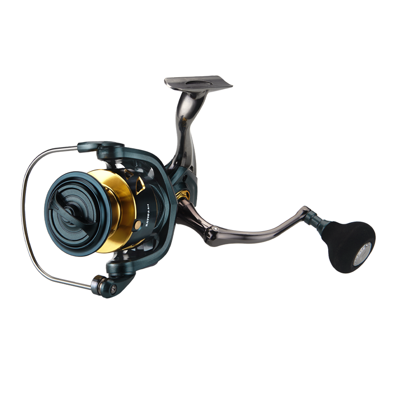 DEUKIO All-Purpose Spinning Reel, 15kg Max Drag + CNC Metal Handle, Zero-Gap Waterproof Design, Ultra-Stable for Landing Big Fish（SA3000)