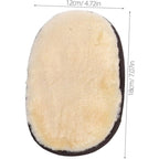 3, Bags Furniture, Leather Care Accessories Piece Thick Leather Cleaning Gloves with Bristles for Polishing and Buffing Shoes