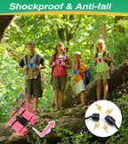 Kids Binoculars for Bird Watching and Camping, Blue, 4 x 30