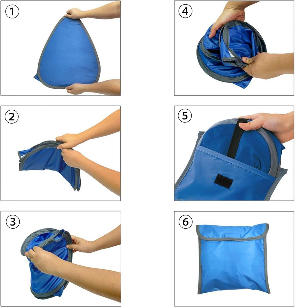 Pop Up Beach Tent for Babies and Dogs, Waterproof UV Protection, Blue, 70 x 50 x 45 cm