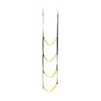 4-step rope ladder for boat, boat rope ladder extension, foldable auxiliary ladder for boat, swim ladder for sailboat, kayak - Perfet
