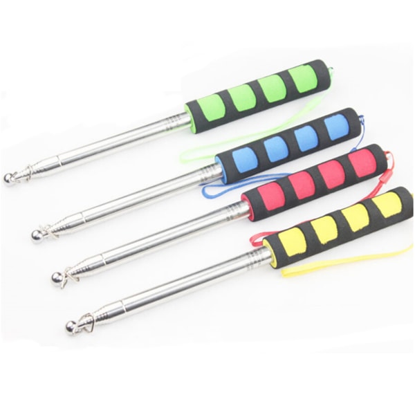 New 2M Portable Extendable Handheld Windsock Flagpole Telescopic Random Color 2m