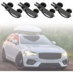 pcs Universal Roof Box U-Shaped Mounting Brackets Inner Width with 8 Lock Nuts