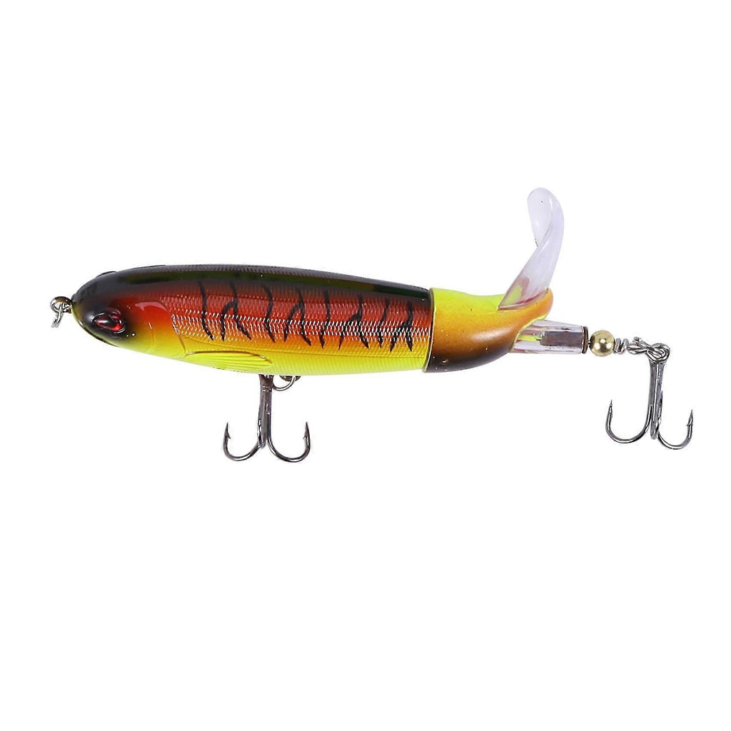 8pcs Whopper Plopper 11cm 15g Floating Popper Fishing Lure Artificial Hard Bait Wobbler Rotating Ta