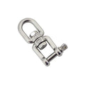 Swivel Shackles Mooring Anchor Chains 304 Stainless Steel Swivel Connector for Marine Boat, 6mm