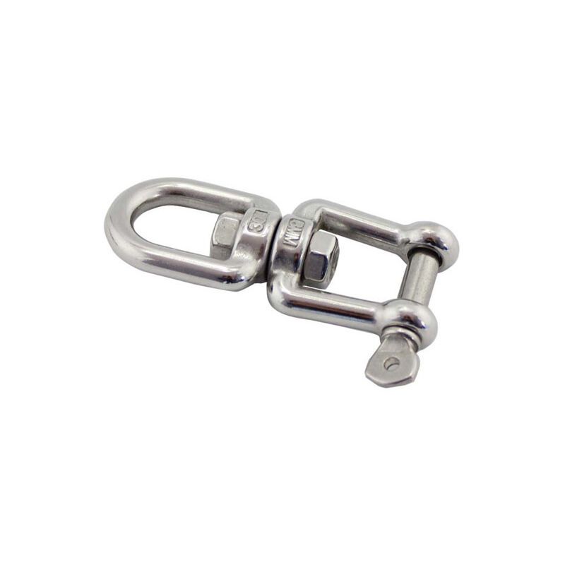 Swivel Shackles Mooring Anchor Chains 304 Stainless Steel Swivel Connector for Marine Boat, 6mm