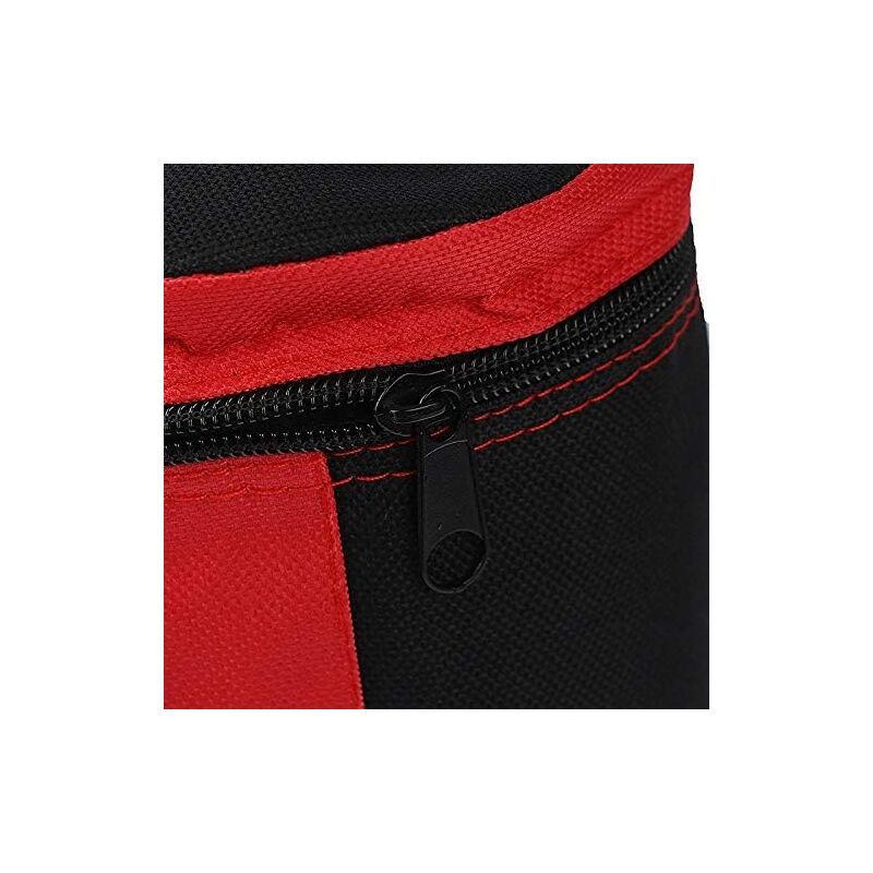 Water Bottle Cooler Tote Bag Universal Water Bottle Pouch High Capacity Insulated Cooler Bag Outdoor Camping Hiking, Red