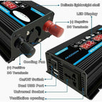 4000W Car Inverter Converter Charger Adapter 12V to 220V or 110V with Dual USB