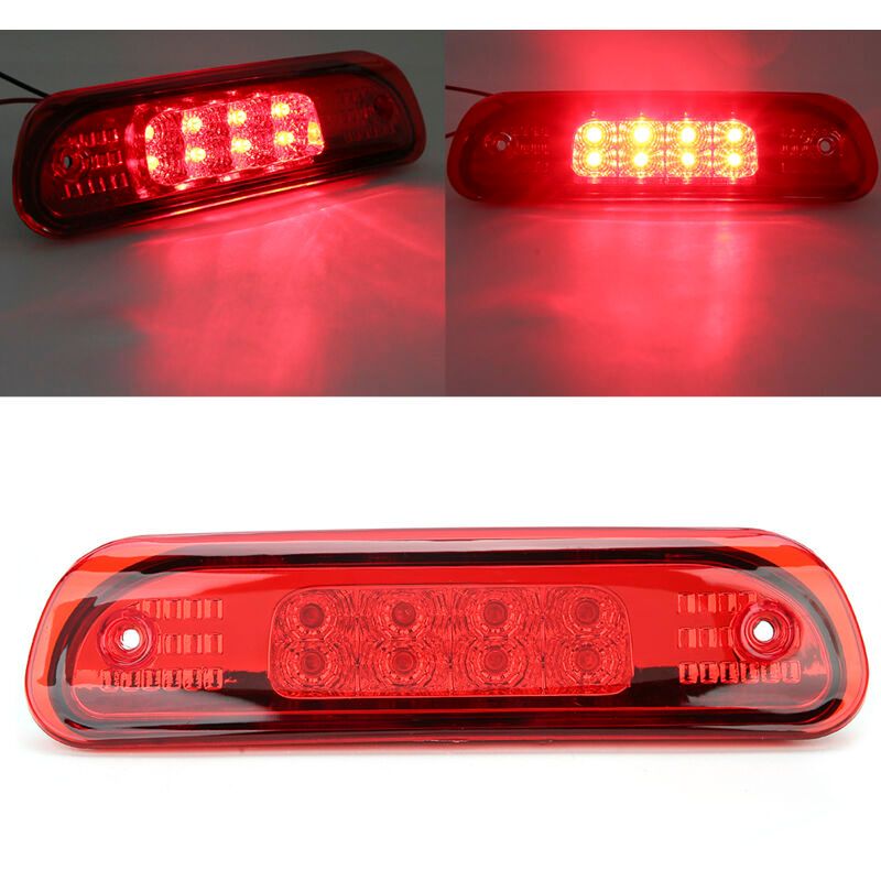 High-Mounted LED Brake Light 55155140AB Compatible with Jeep Grand Cherokee 1999-2004, Red
