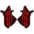 Red Rear Bumper Reflector Light, Brake Light, Position Light and Sequential Turn Signal Compatible with Highlander 2020 to 2023