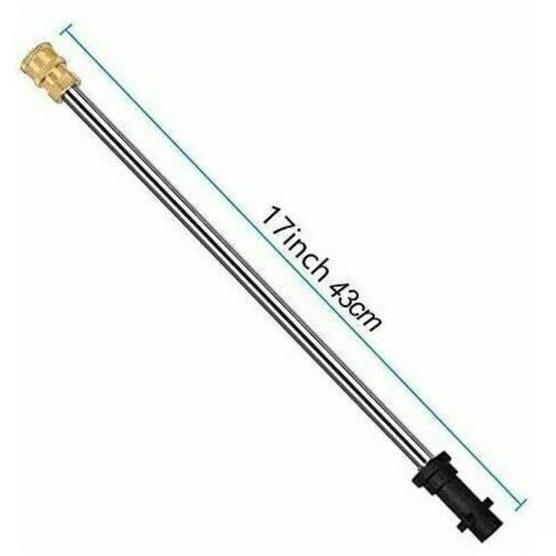 Angled Spray Lance, Underbody Wash Lance Compatible with Karcher K2 K3 K4 K5 K6 K7 Pressure Washer, Gutter Cleaning Kit