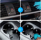 2 Pack Cleaning Gel Putty, Biodegradable Reusable Dust Removal Slime With Lavender Scent For Car Interior Vents Keyboard Electronics, Blue