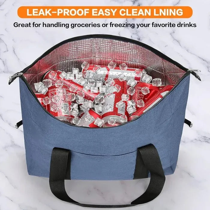 Foldable Insulated Cooler Bag 20 L, 55 x 35 x 38 cm