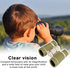 Kids Binoculars for Boys and Girls, Waterproof Compact Bird Watching Binoculars with Lens Cap, Portable for Hiking Camping