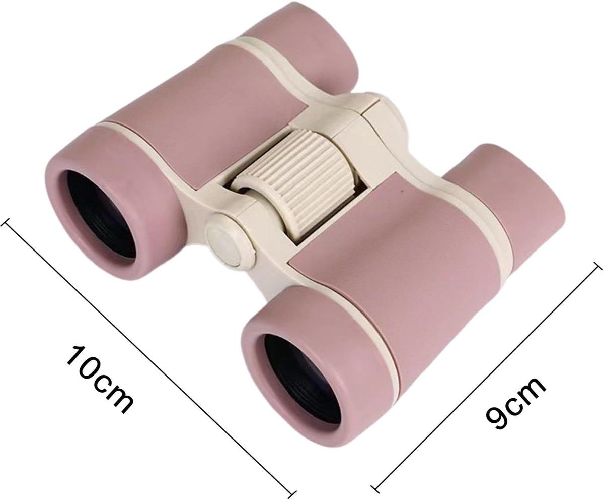 Kids Binoculars for Boys and Girls, Waterproof Compact Bird Watching Binoculars with Lens Cap, Portable for Hiking Camping