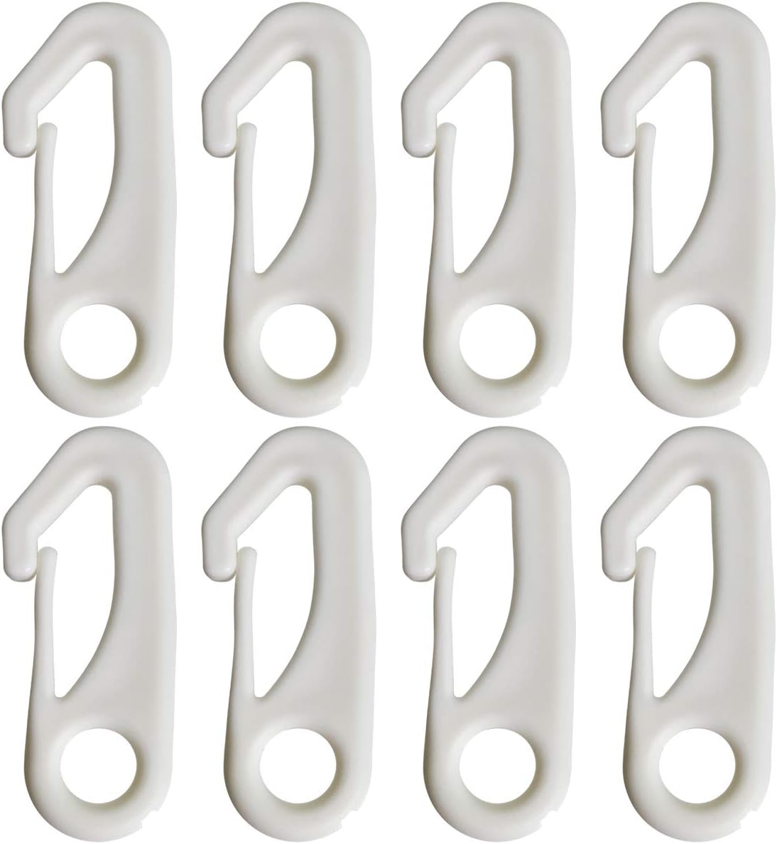 Profession Flag Pole Clip Snap Hooks Durable Nylon Flag Clips Flag Pole Accessory - Attach Flags Hooks to Halyard Rope and Buckle The Flag(Pack of 8)