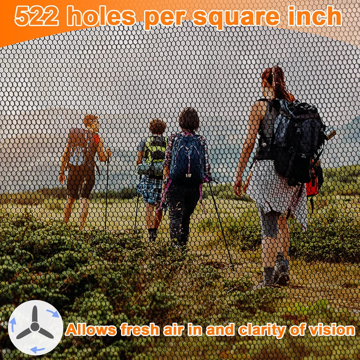 Mosquito Head Net, Face Neck Fly Netting Hood from Bugs Gnats Noseeums Screen for Any Outdoor Lover - with Carry Bags Fits Most Sizes of Hats Caps (2pcs, White, Updated Big Mesh)