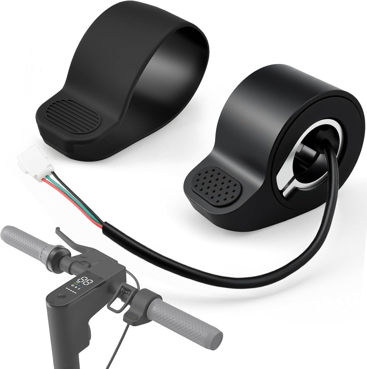 Thumb Throttle with Protector for Go-trax GXL V2, Electric Scooter Accelerator Speed Control, Compatible with Go-trax