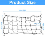 2 x 4Ft Trellis Netting with Hook, Heavy Duty Stretchy Scrog Plant Net Support for Indoor Outdoor Garden Plant Growing Tents