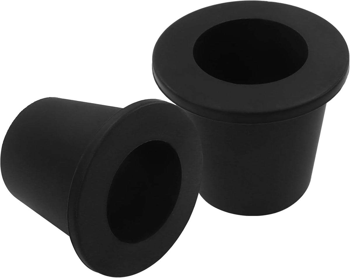 2 Pack Umbrella Hole Plug Holder, Clear Cone Wedge Stabilizer Sleeve Umbrella Adapter, 1.5in 38mm Versatile Patio Table Accessories for Outdoor Beach Picnic/Yard Patio Users(Black)