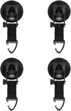 4 Pack Adjustable Strap Hooks for Tarp Tent Secure Attachment Multi Functional